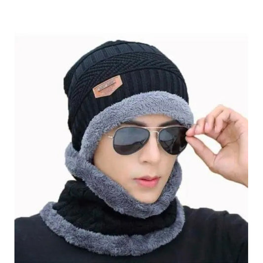 Head & Neck Cap Winter Beanie Cap  For Men And Women(random Color)