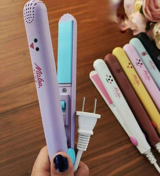 Mini Portable Hair Straightner (random Color)